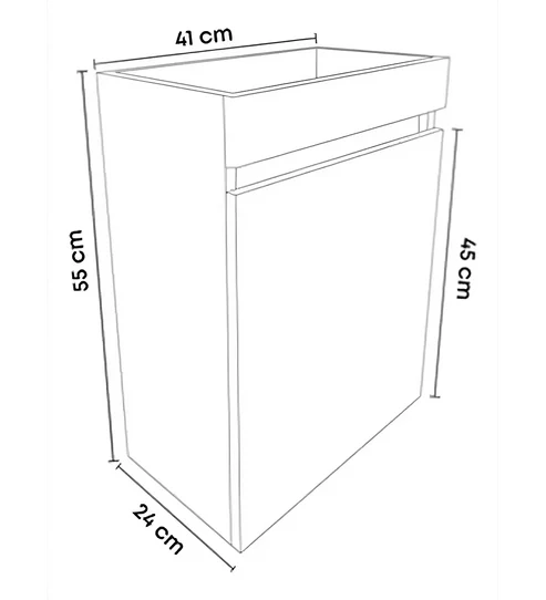 Combo Mueble Lavamanos + Lavamanos + Grifería + Sifón