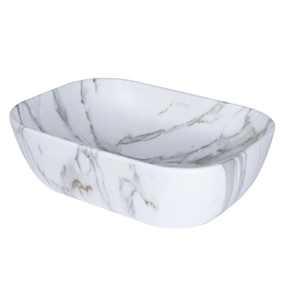 Lavamanos Roma Blanco Tipo Vessel En Porcelana 45.5x32.5x13.5 Cm.