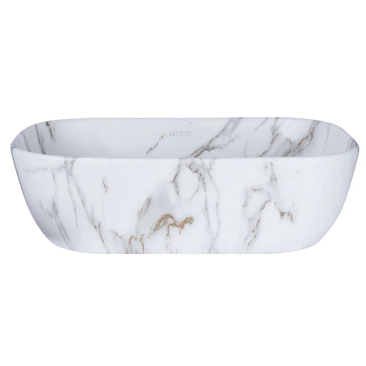 Lavamanos Roma Blanco Tipo Vessel En Porcelana 45.5x32.5x13.5 Cm.
