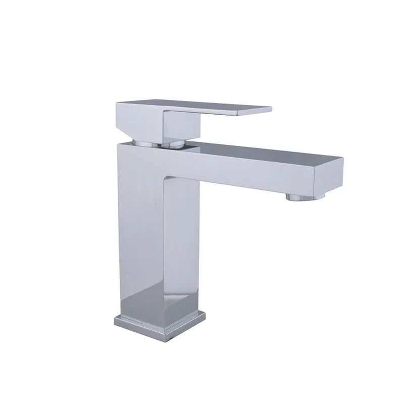 griferia Para Lavamanos Kuadrat Baja Cromo Lecco