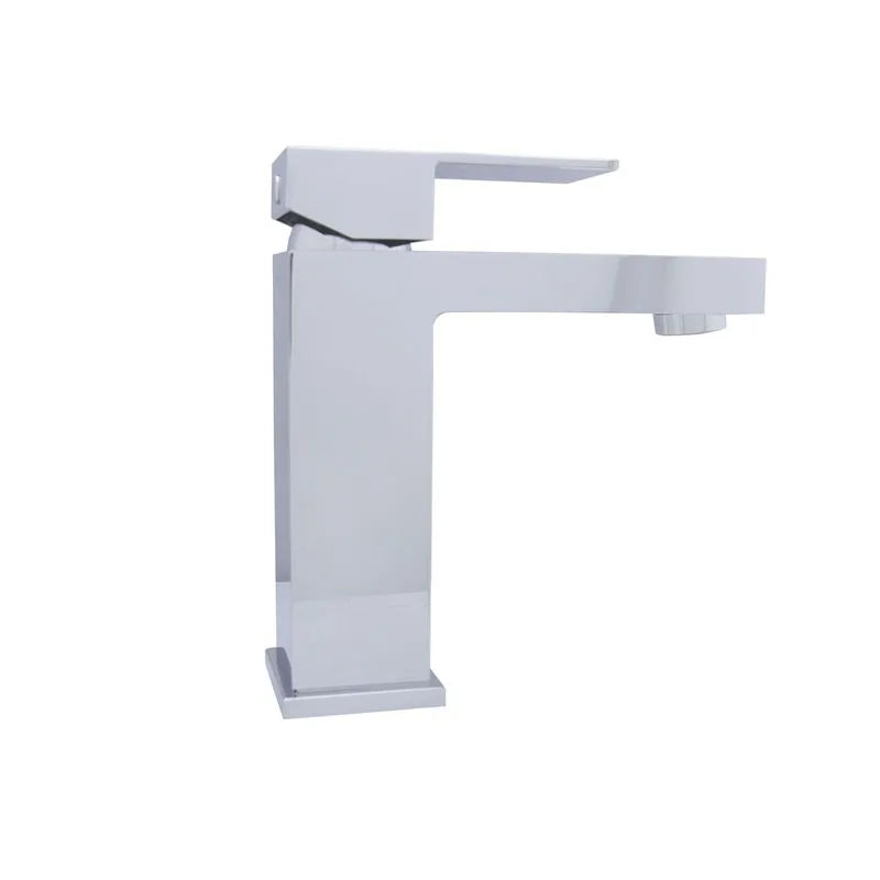 griferia Para Lavamanos Kuadrat Baja Cromo Lecco