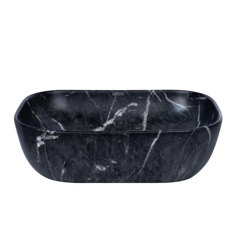 Lavamanos Vessel Marquino Lecco 45.5 × 32.5 × 15 cm – Negro Mate