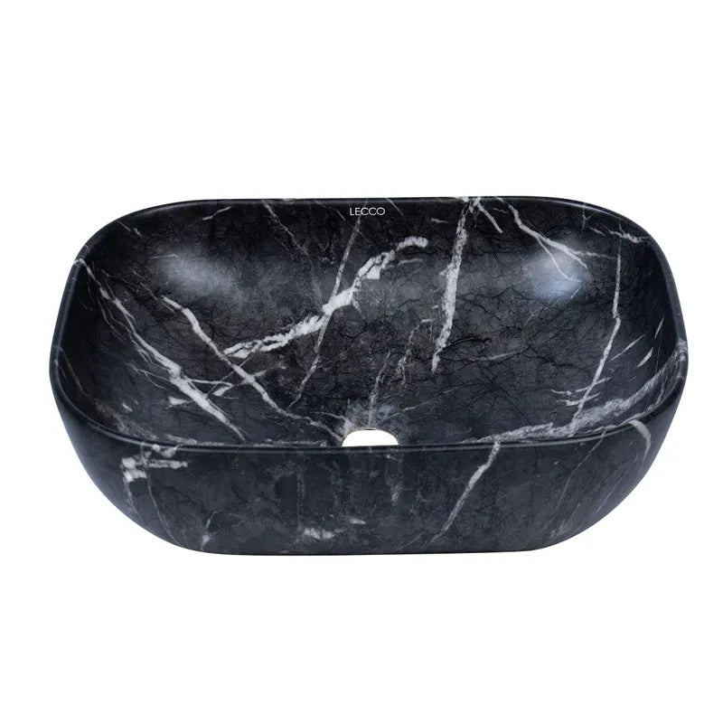 Lavamanos Vessel Marquino Lecco 45.5 × 32.5 × 15 cm – Negro Mate