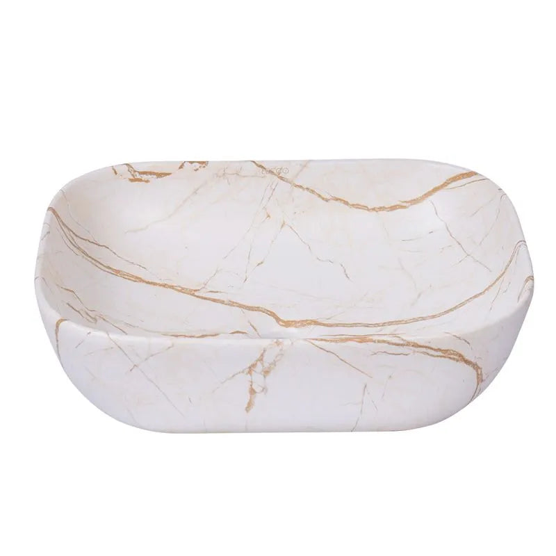 Lavamanos Vessel Marmi Mate 45.5 X 32.5 X 15 Lecco