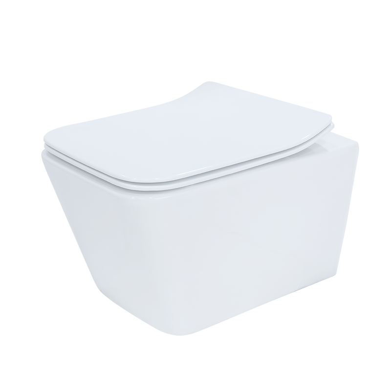 Sanitario Suspendido Cuadrado Cerdeña Sin Tanque