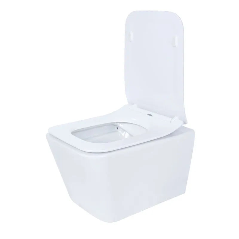 Sanitario Suspendido Cuadrado Cerdeña Sin Tanque