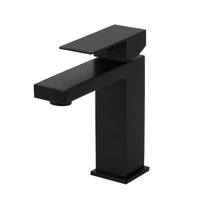 Griferia Para Lavamanos Baja Casalini Negro Lecco