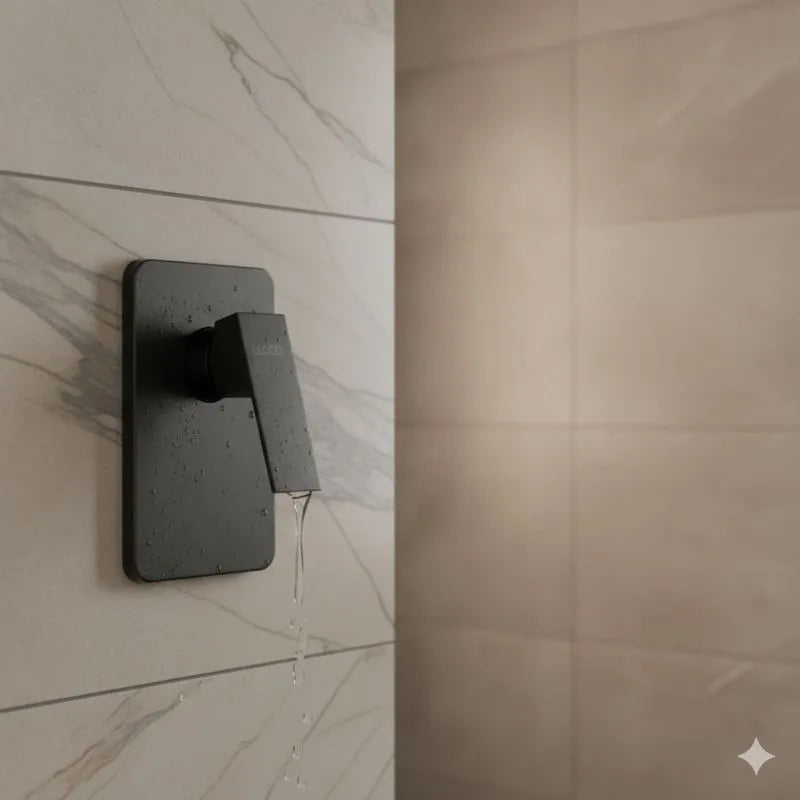 griferia Para Ducha Kuadrat Cromo Lecco