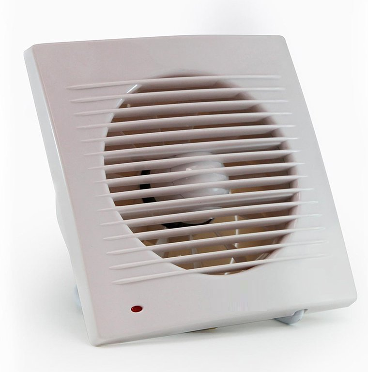 Extractor de aire con rejilla 6″ 21 x 21 x 8 cms bajo ruido