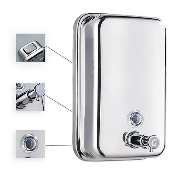 Dispensador de Jabón Acero Inoxidable 1000 ml