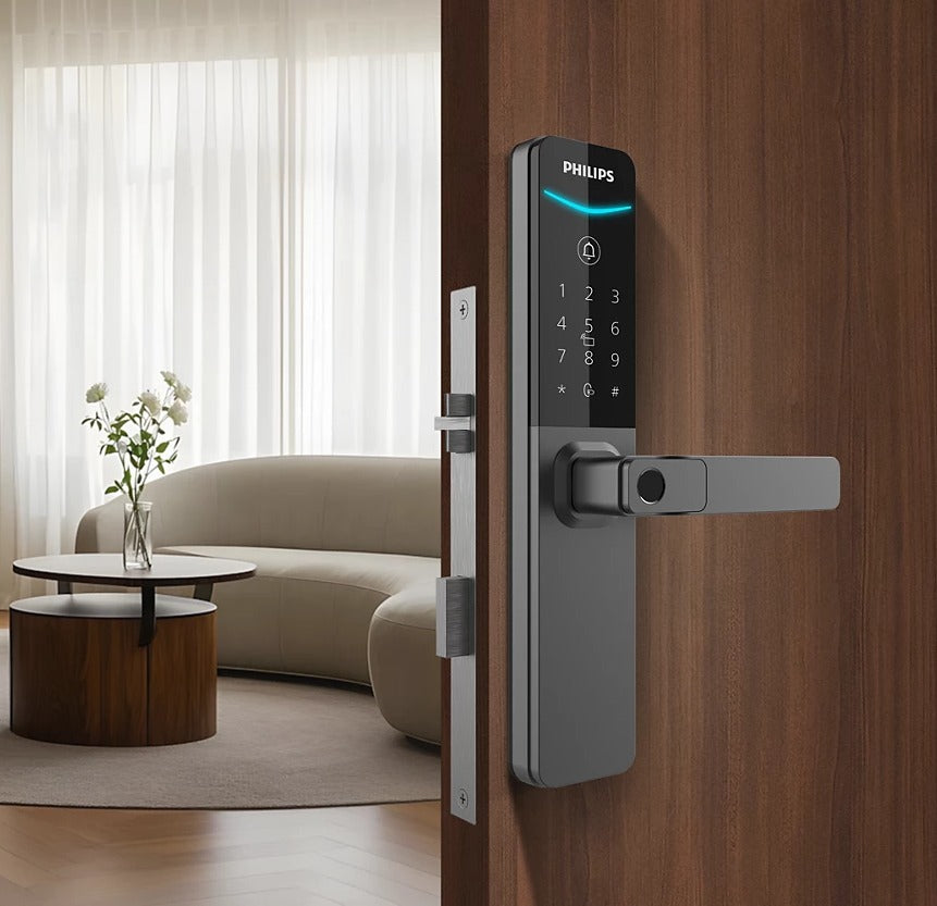 CERRADURA INTELIGENTE PHILIPS (CLAVE / HUELLA/ LLAVE/ APP) MOD2