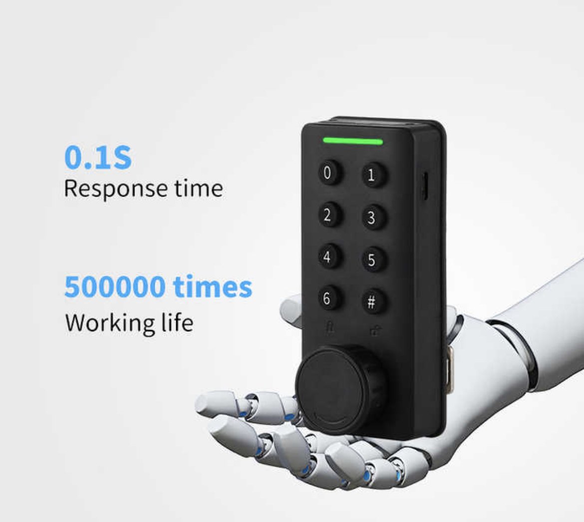 CERRADURA ELECTRÓNICA PARA LOCKERS Y/O GABINETES – ALEACIÓN DE ZINC + ABS