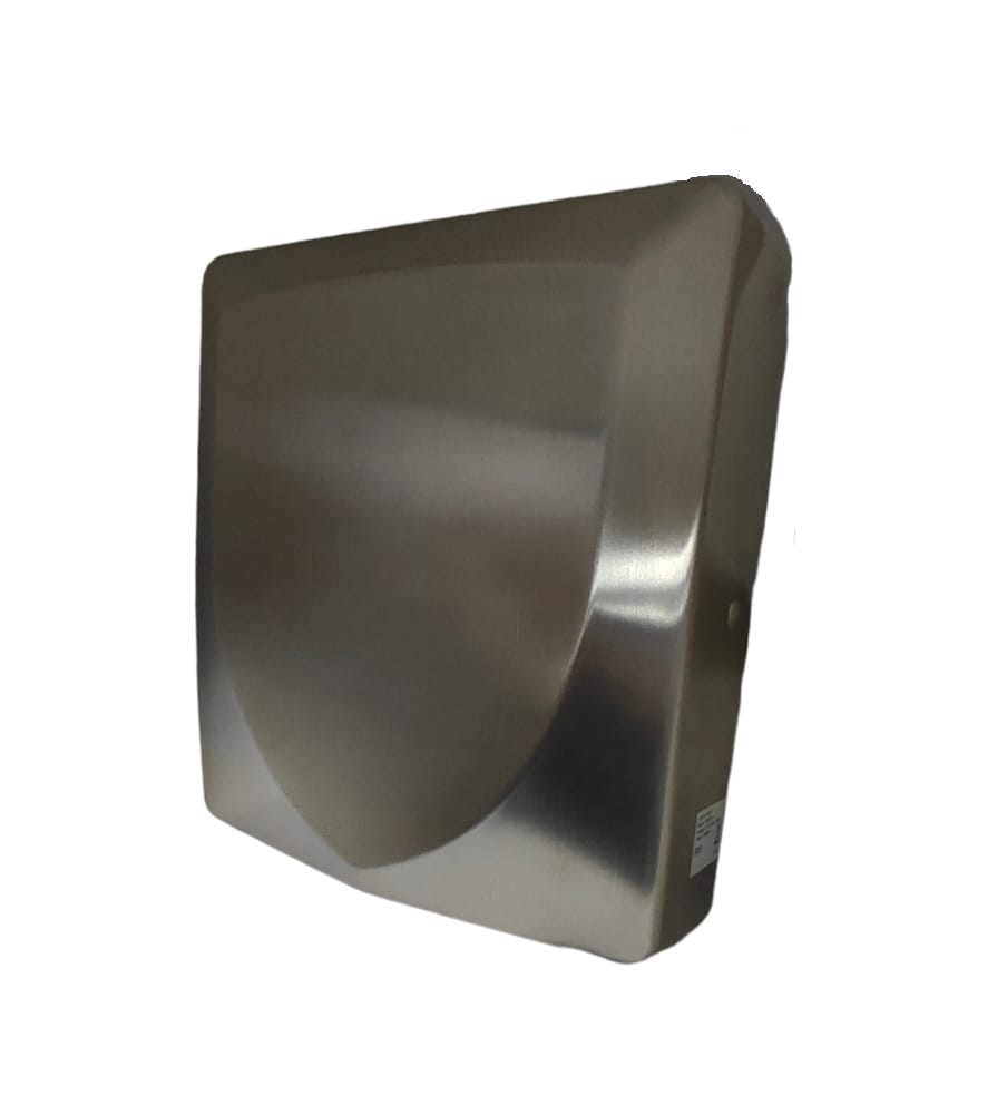 Secador de Manos Acero Inoxidable con Filtro HEPA y Escobillas Satinado Turbo