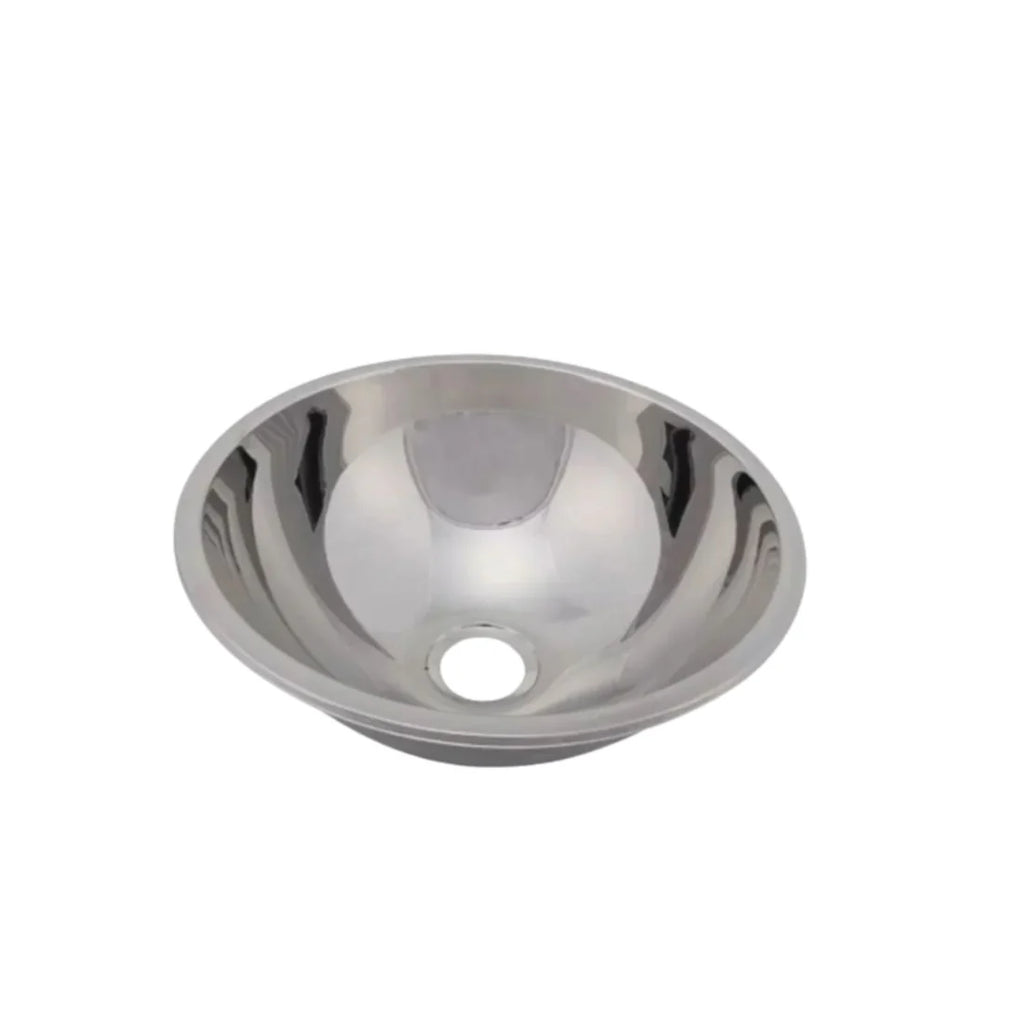 Lavamanos Empotrado en Acero Inoxidable Brillante 32 cm