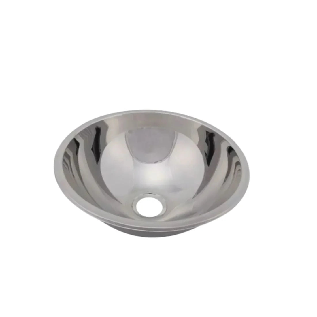 Lavamanos Empotrado en Acero Inoxidable Brillante 32 cm