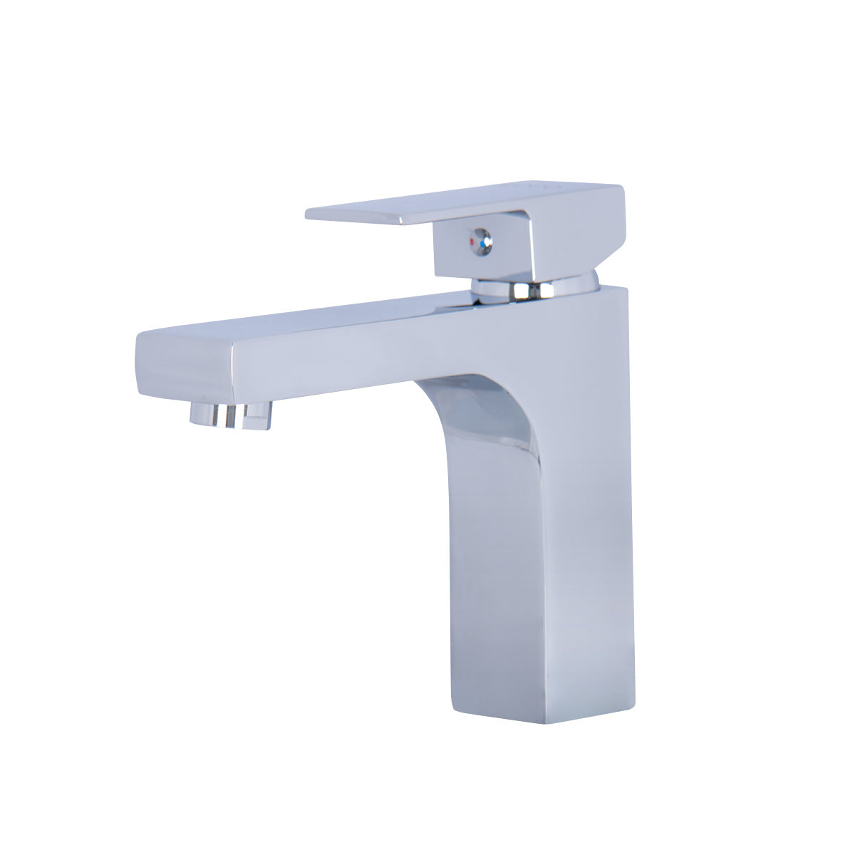 Griferia Para Lavamanos Creta Baja Lecco Cromo