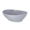 Lavamanos Vessel Ikaria Oval Gris Matte 41x33.5x14.9 Lecco